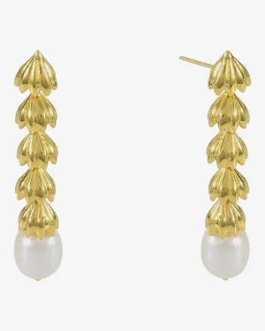 Shyla  Pearl Chandelier Earrings