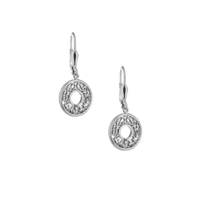 Silver Thistle Earrings