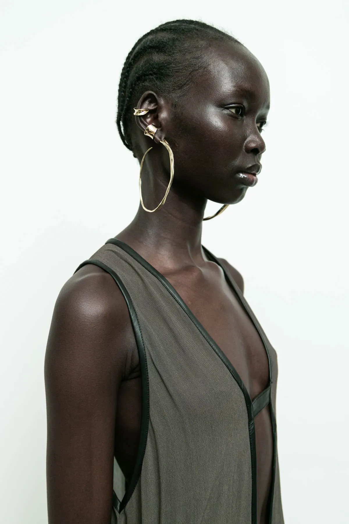Sinew Hoops Earrings