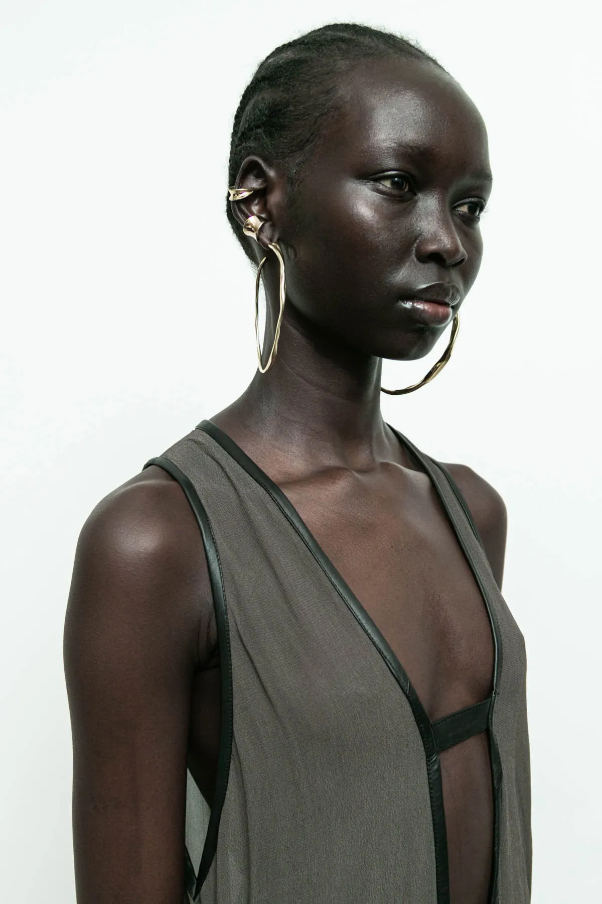 Sinew Hoops Earrings