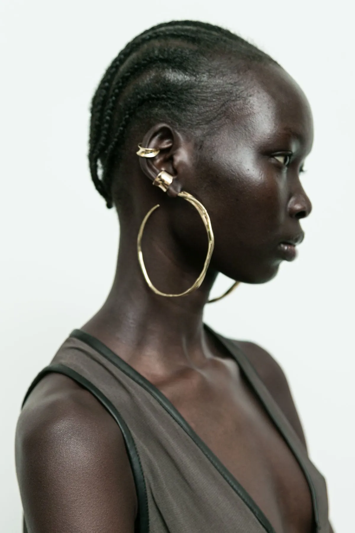 Sinew Hoops Earrings