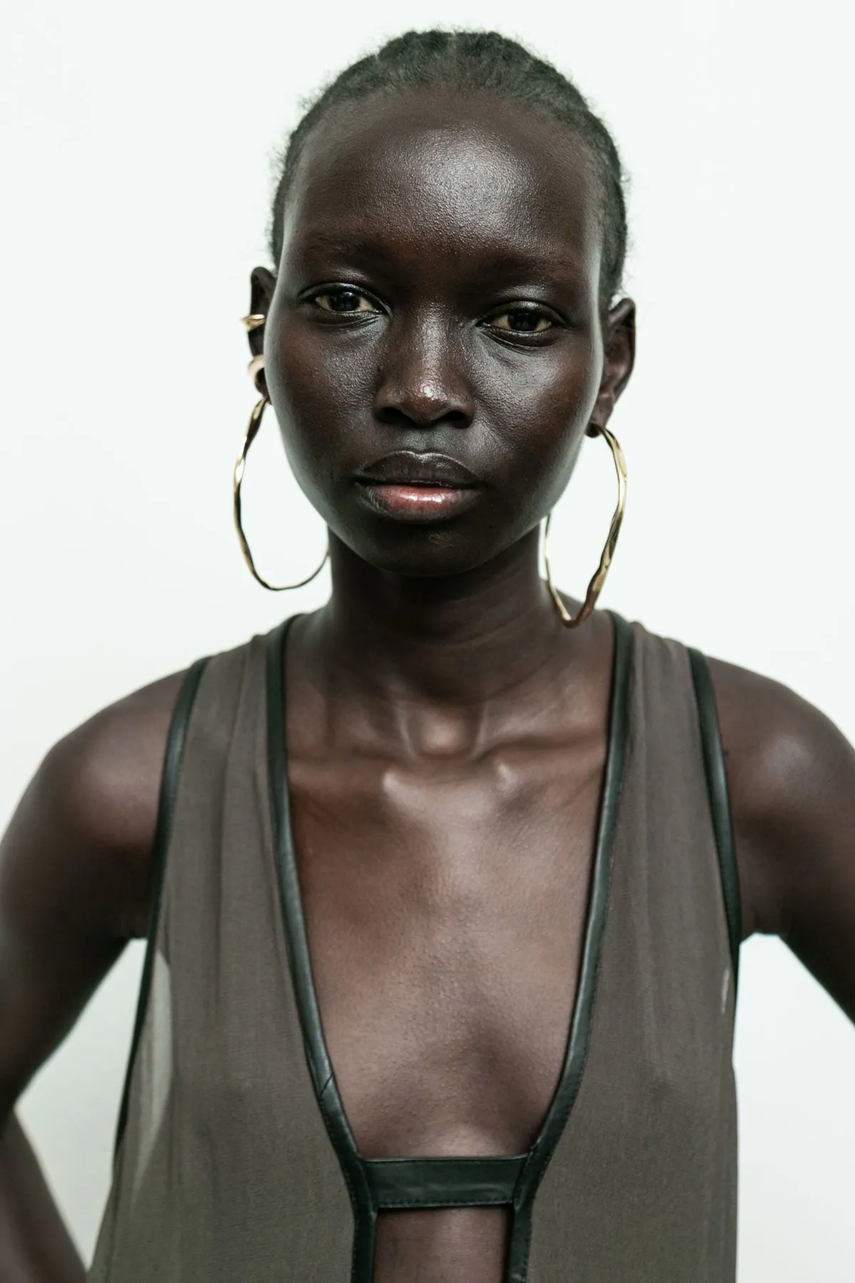 Sinew Hoops Earrings