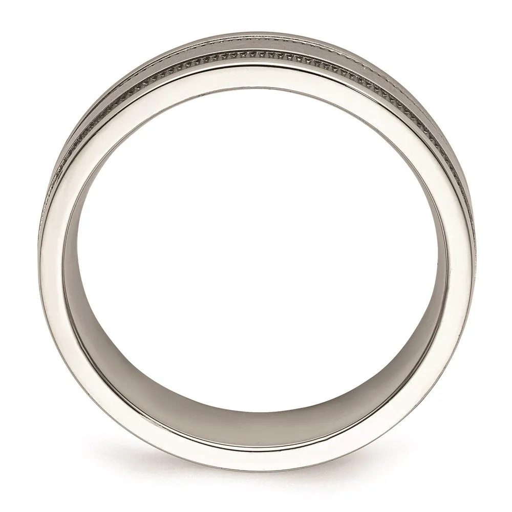 Stainless Steel Polished 6mm Band | SR674