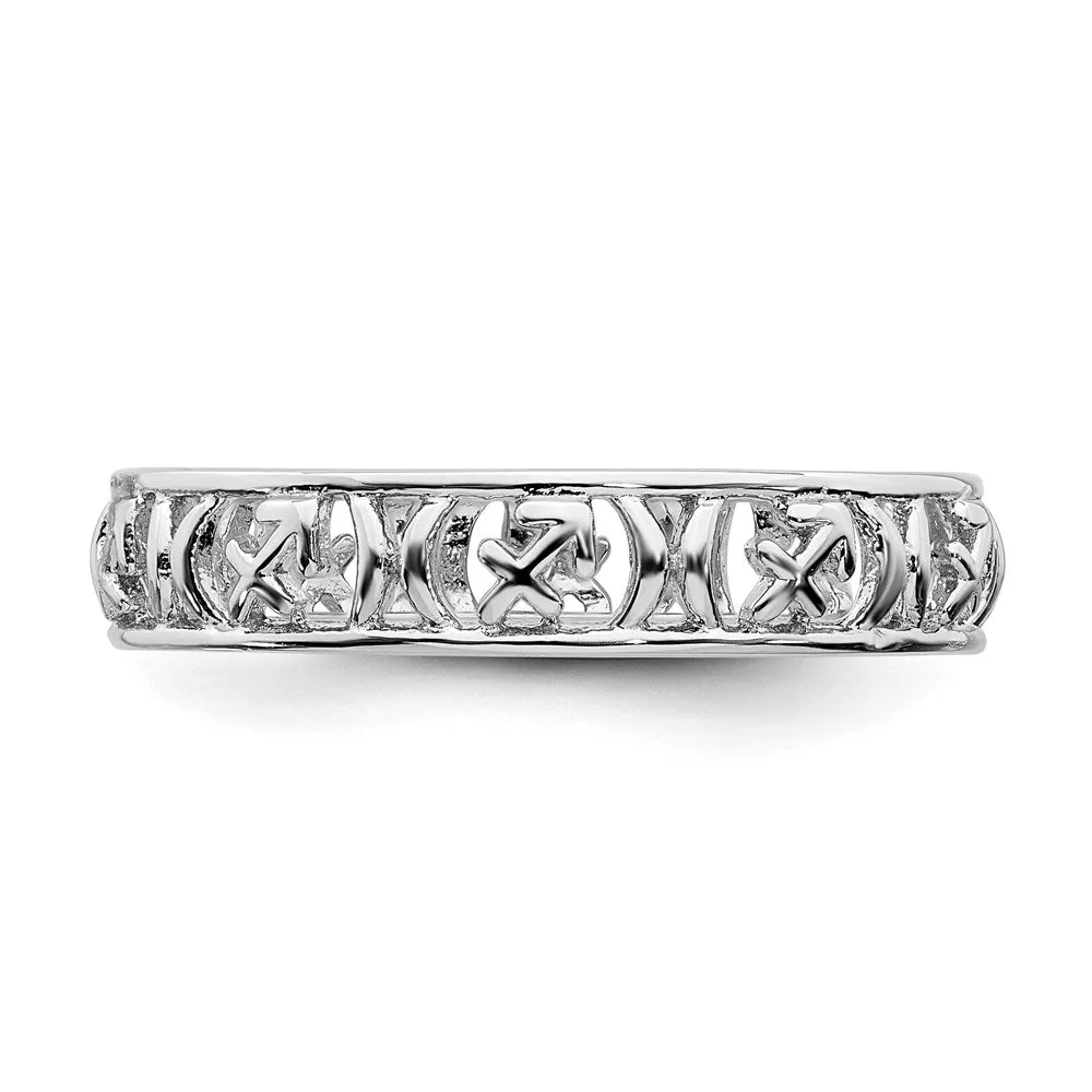 Sterling Silver Stackable Expressions Sagittarius Zodiac Ring | QSK2020