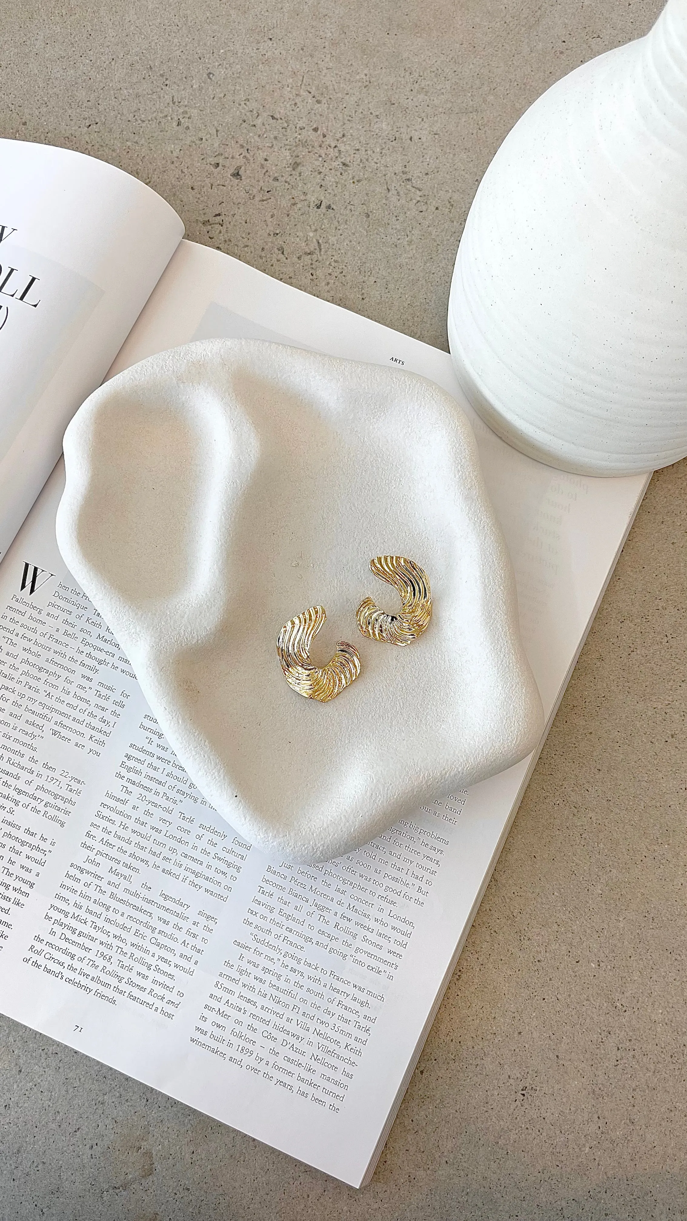 Sunray Earrings - Gold