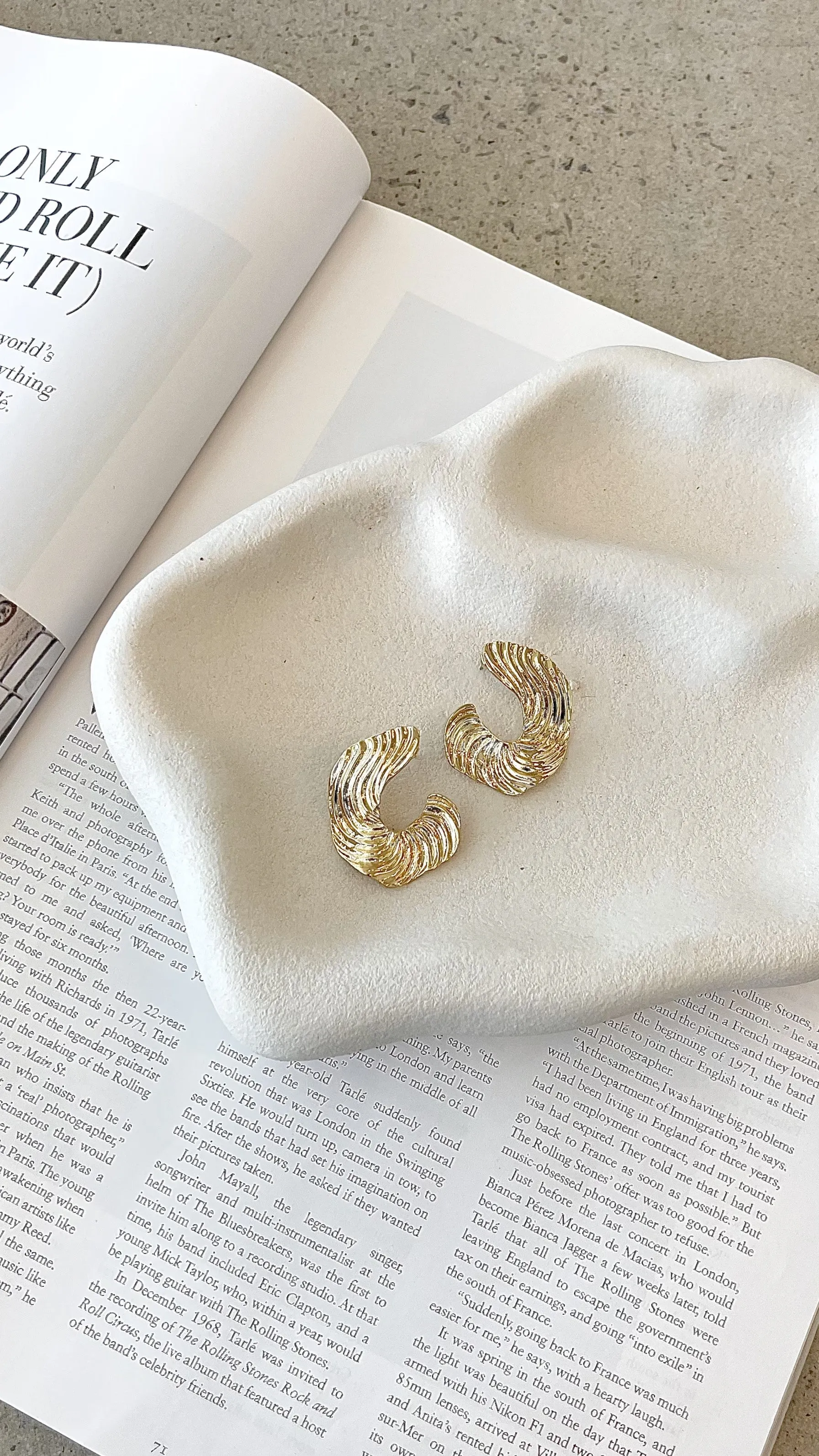 Sunray Earrings - Gold