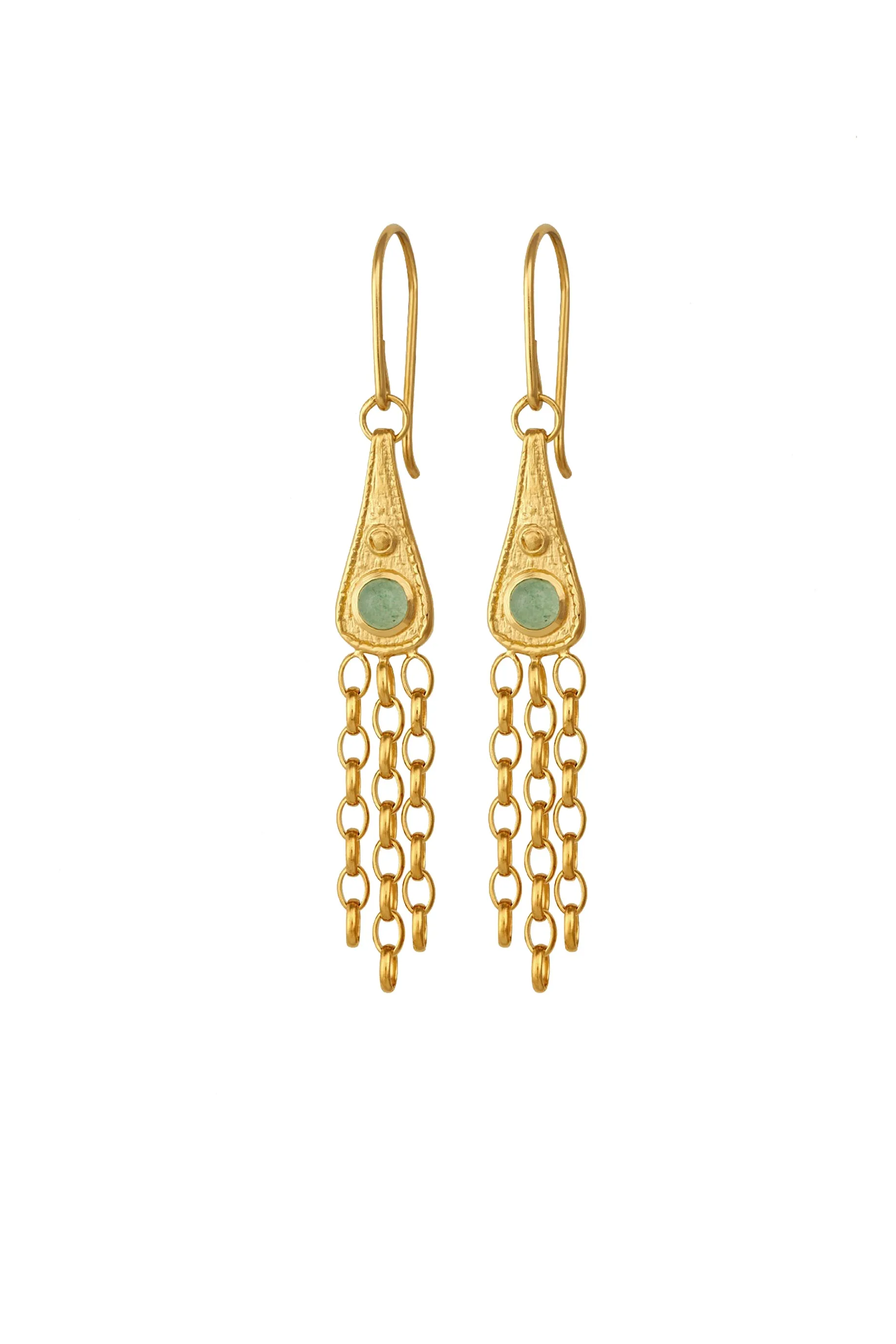 Temple Of The Sun Talis Earring - Gold