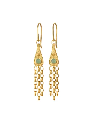 Temple Of The Sun Talis Earring - Gold