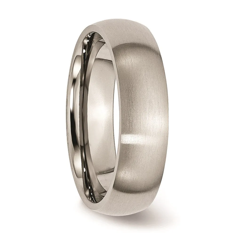 Titanium 6mm Brushed Band | TB25