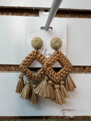 Weave Raf Earrings